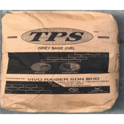 TPS Grey Base 225 skim coat plaster concrete cement substrate,precast unit,hollow blocks hollow bricks,base coat,patch up holes.